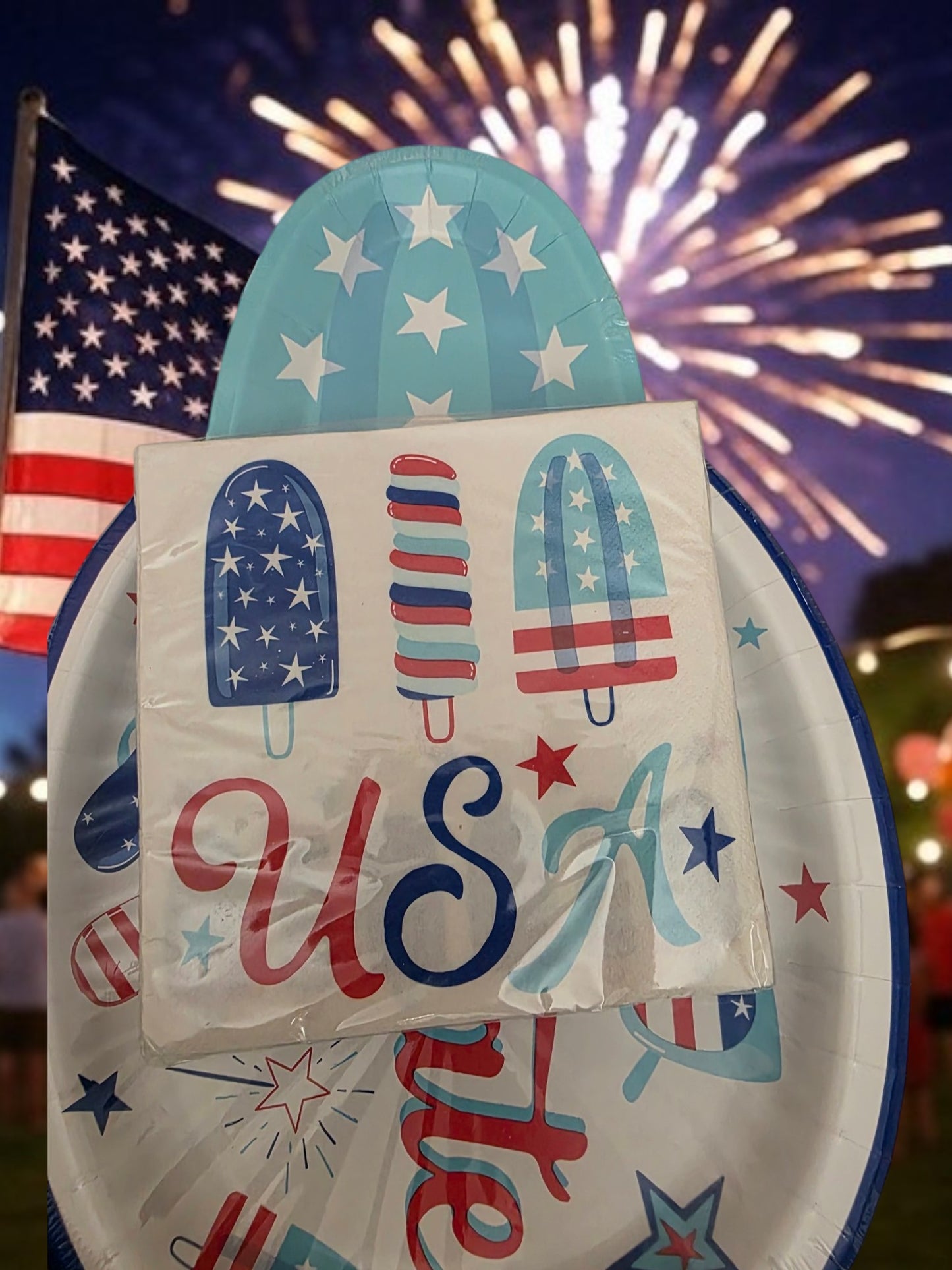 X Patriotic Ice Pop Party Bundles each one is for 8 people