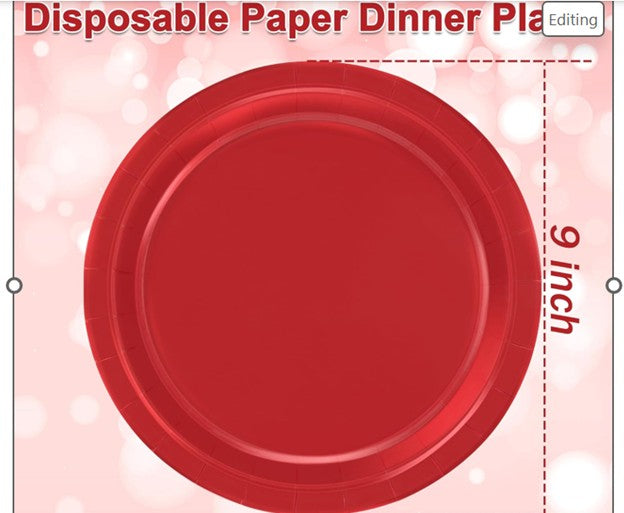 X Red Colored Bundles each one is for 8 people