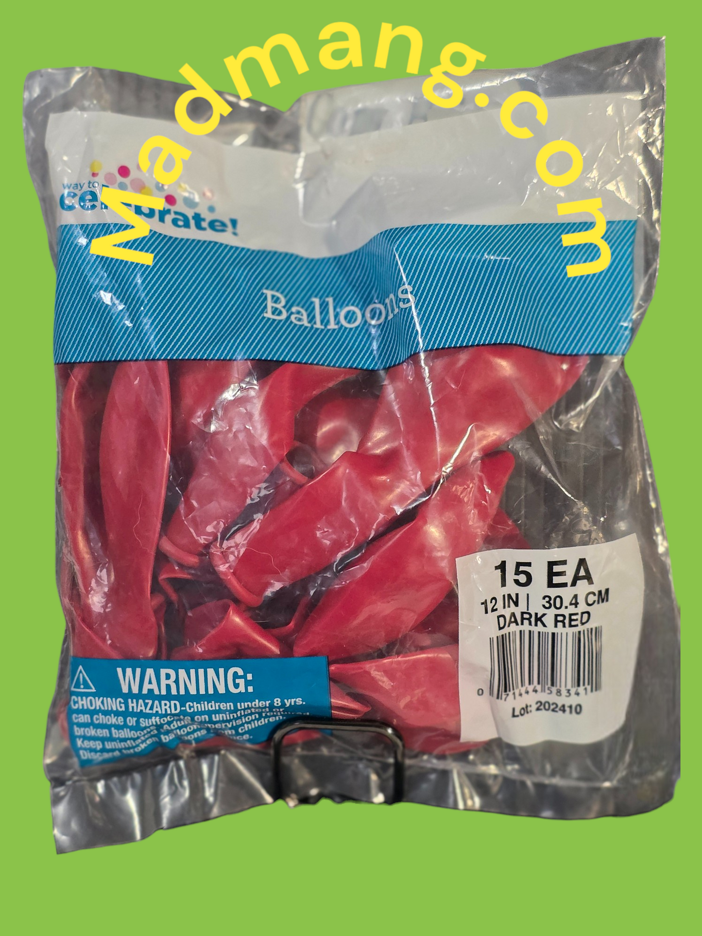 Balloon red 12inch helium quality 15 per pack