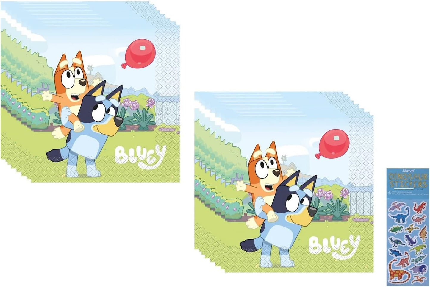 X Bluey Party Bundle each one is for 8 people