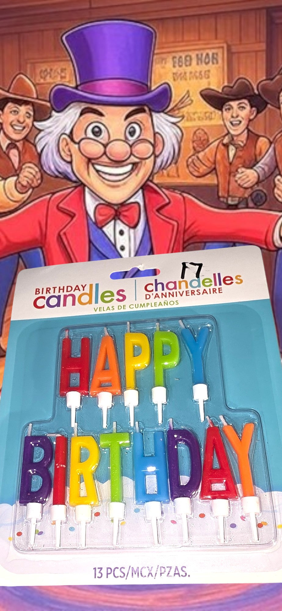 CANDLE, THAT SPELL HAPPY BIRTHDAY #17