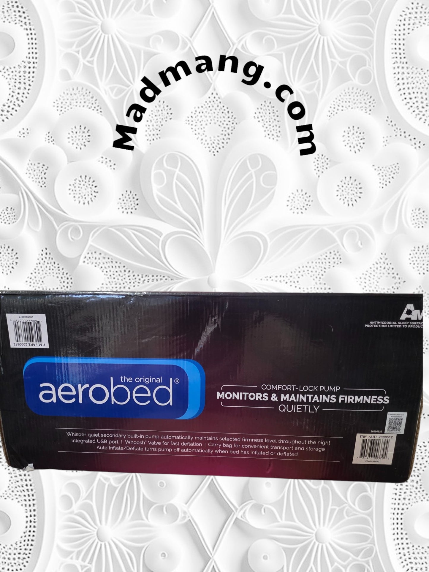F-121- AeroBed Classic Plus Pillow Top Air Mattress,