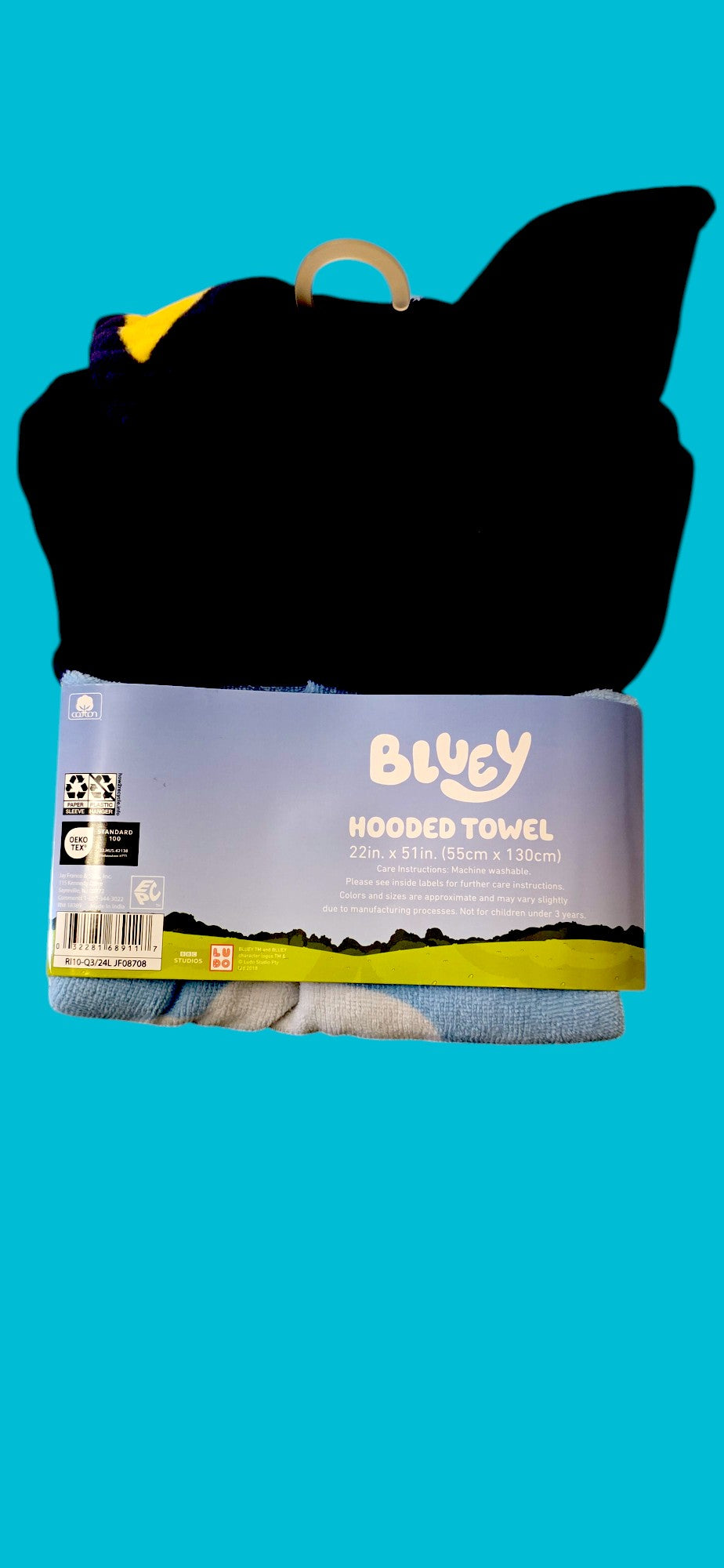 SEAS-110 Hooded Towel Bluey