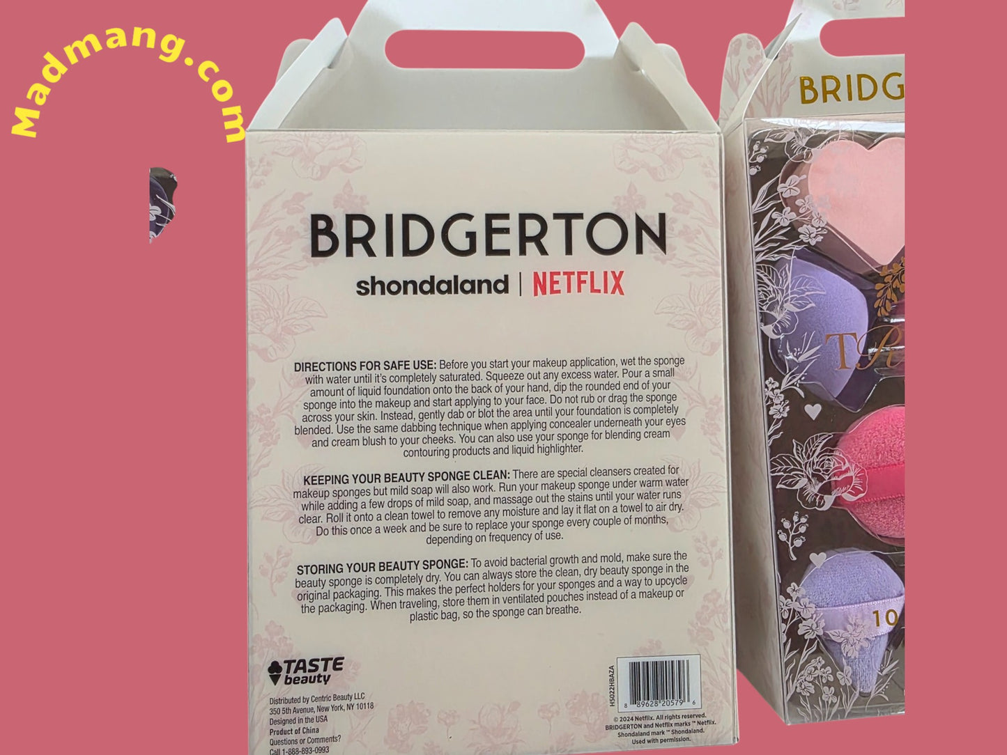 Lino-105-Makeup Sponges Bridgerton Collection
