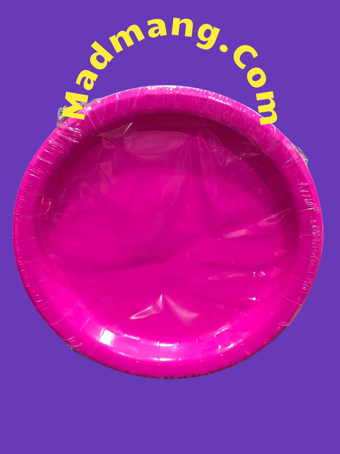 PLATES pink 6.5inch 24pk
