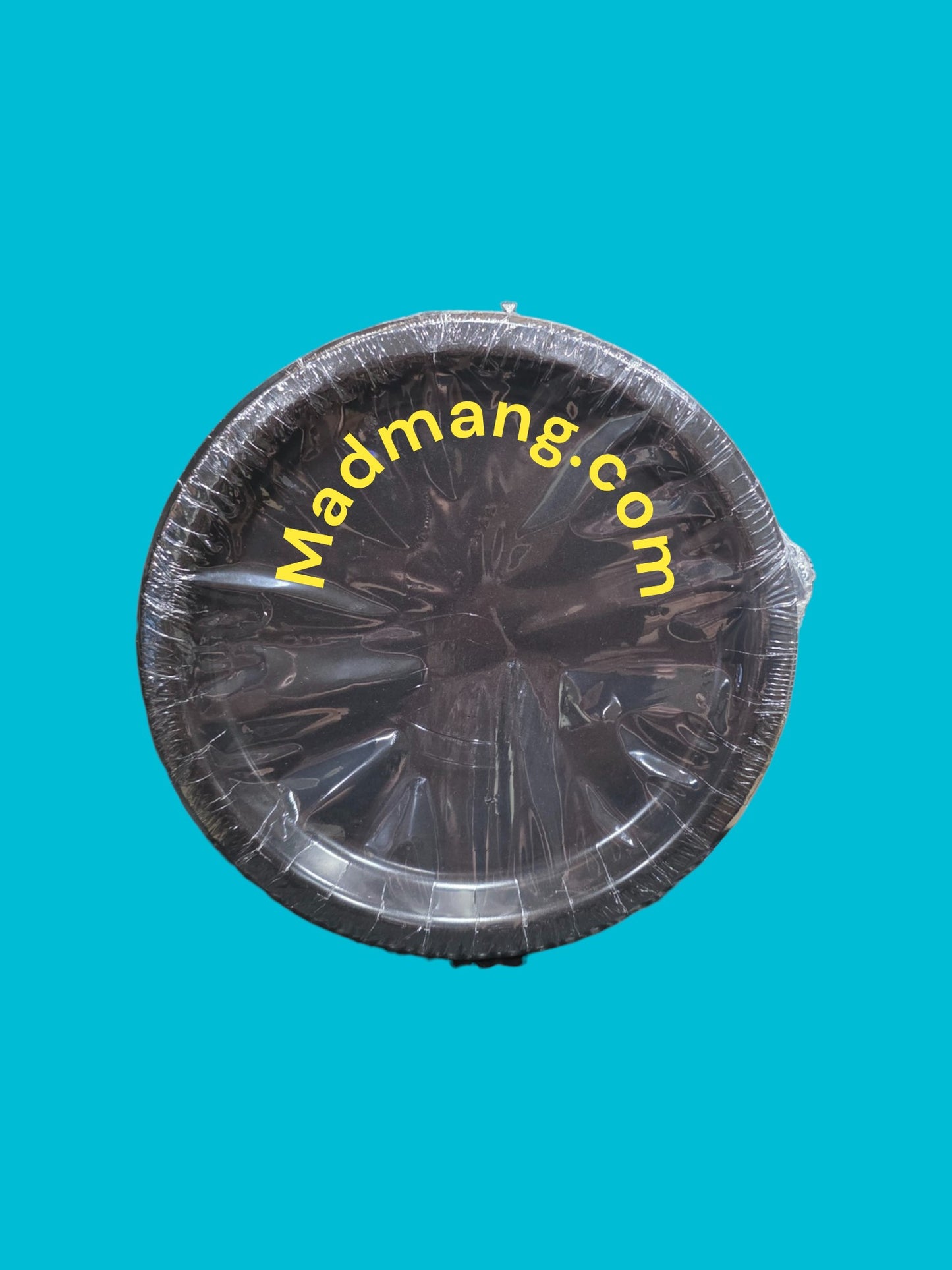 PLATES Black 6.5inch 24pk