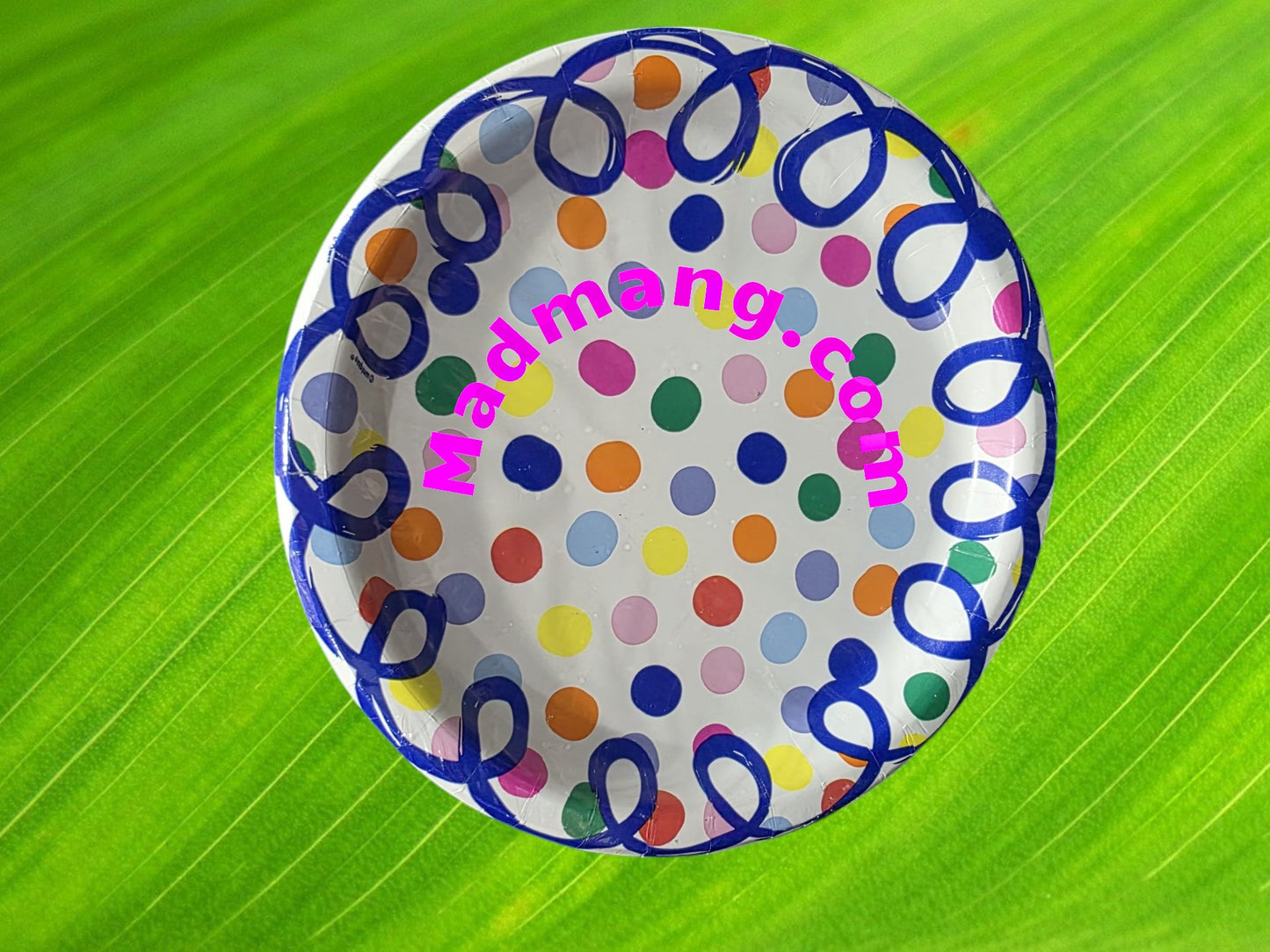PLATES Dot large 8.5inch 10pk