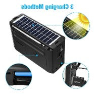 # F-103 - FM /AM SW Solar Portable Radio Digital Speaker MP3 Player Rechargeable Flashlight