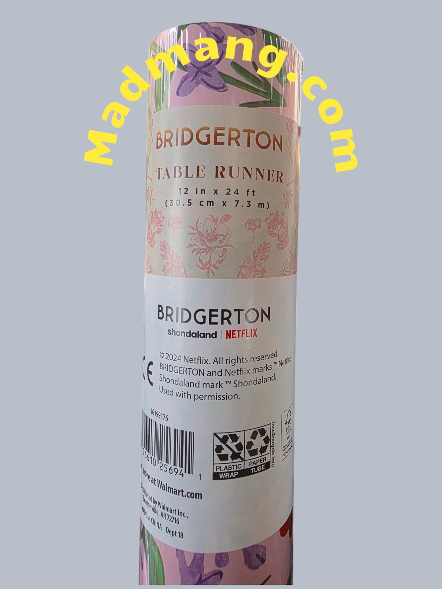 Table Runner Bridgerton Light Pink