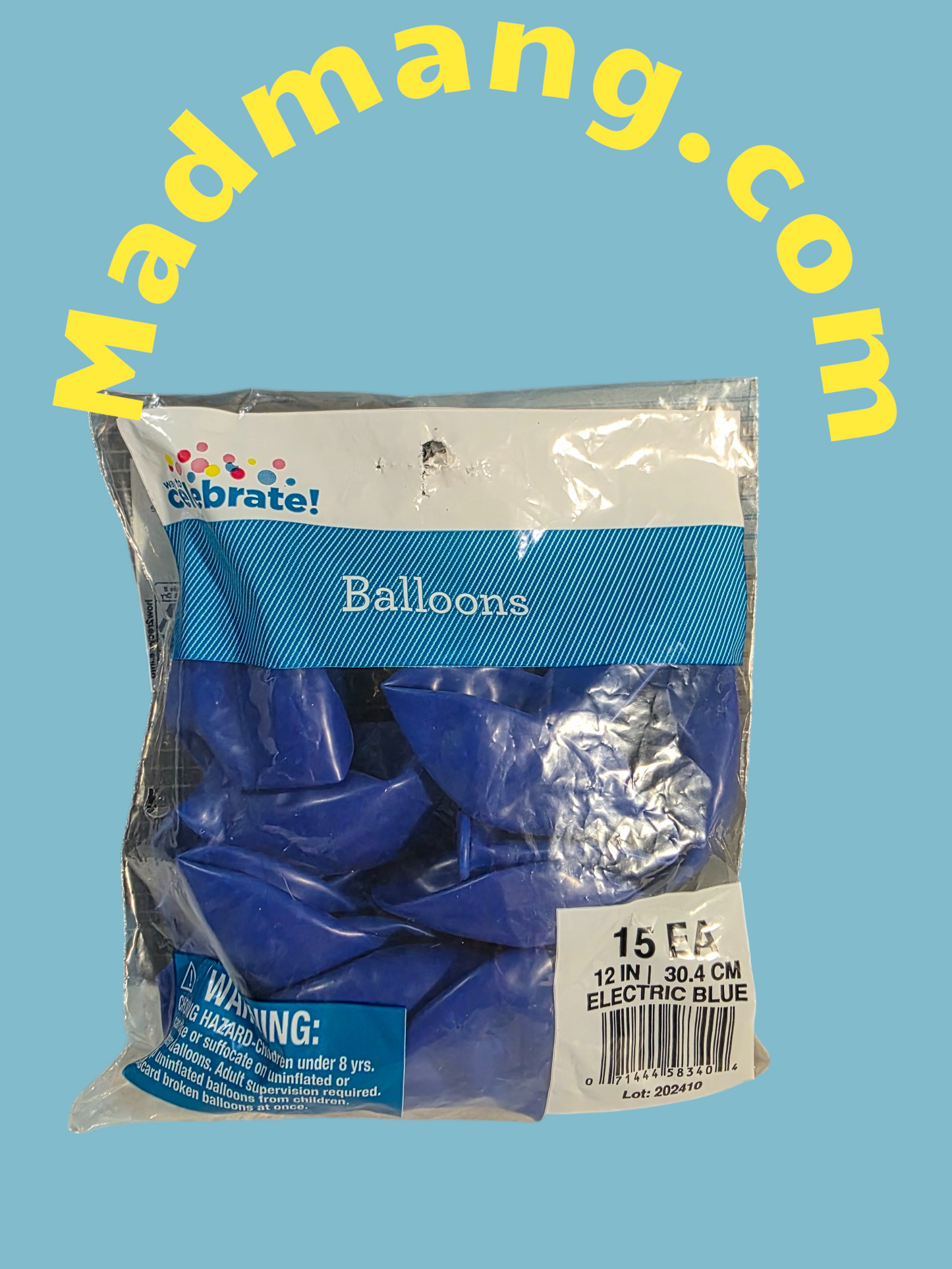 Balloon dark blue 12-inch helium quality 15 per pack
