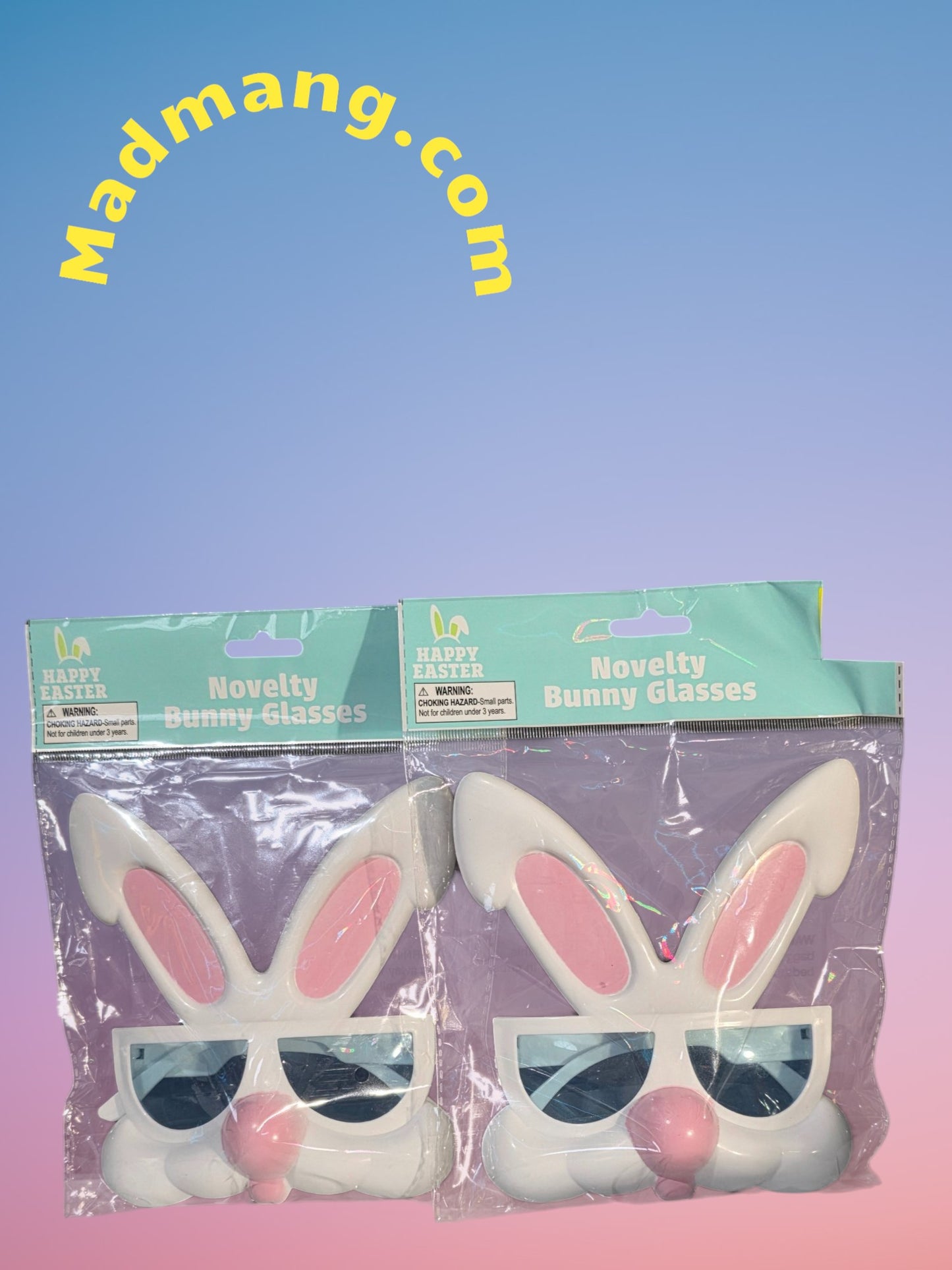 H-E 105-Bunny Glasses one pair