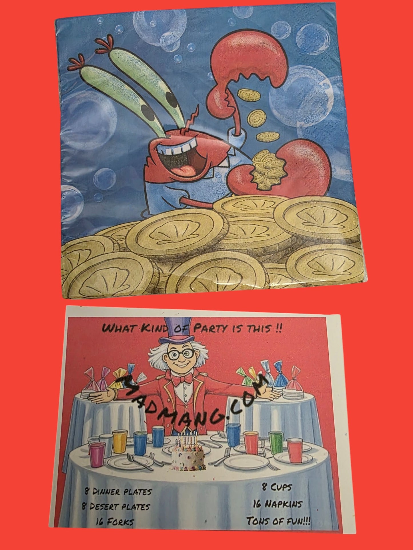 Sponge Bob Party Bundle For 8