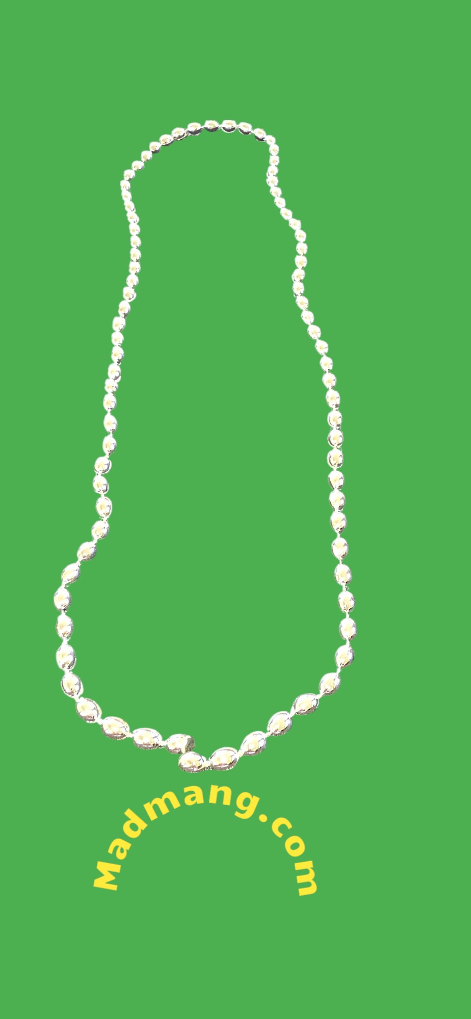 T-115- Beads White