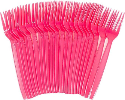 X Pink Colored Bundles each one is for 8 people