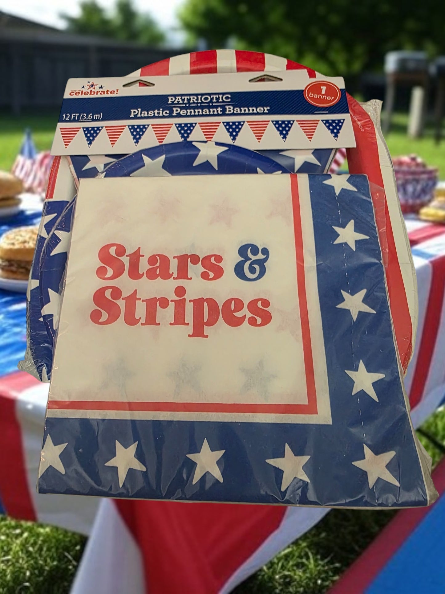 X Patriotic Stars and Stripes Celebration for 8 Guests