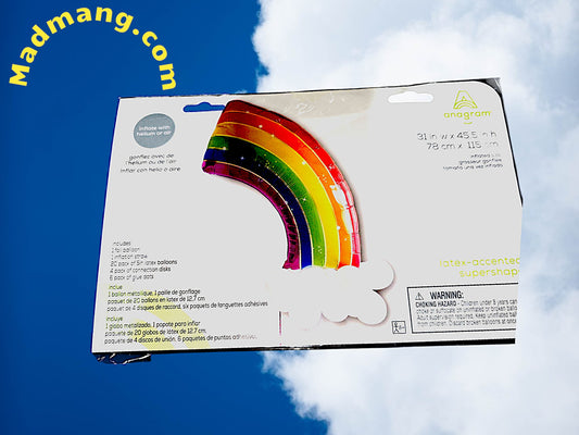 601-rainbow-  Balloon rainbow specialty
