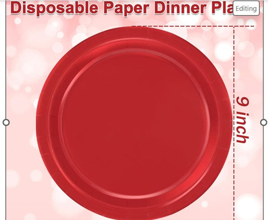 X Red Colored Bundles each one is for 8 people