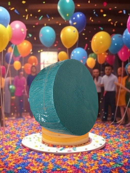 blue party tape streamer