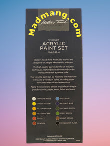 C-106-Acrylic paint pots 12pk .4oz 12 pc