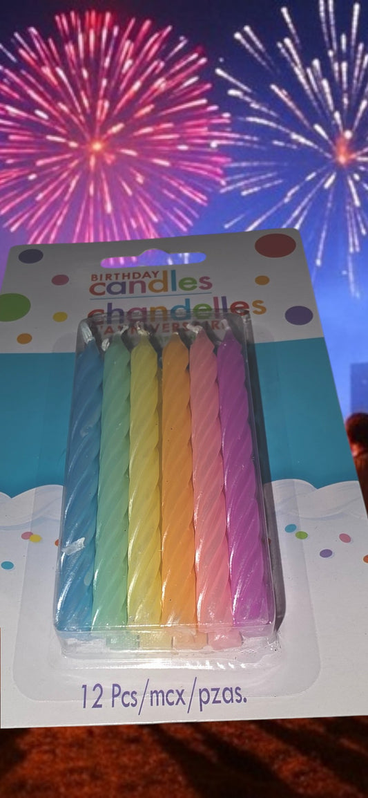 Candle, 12 pcs Birthday Candles #2 b