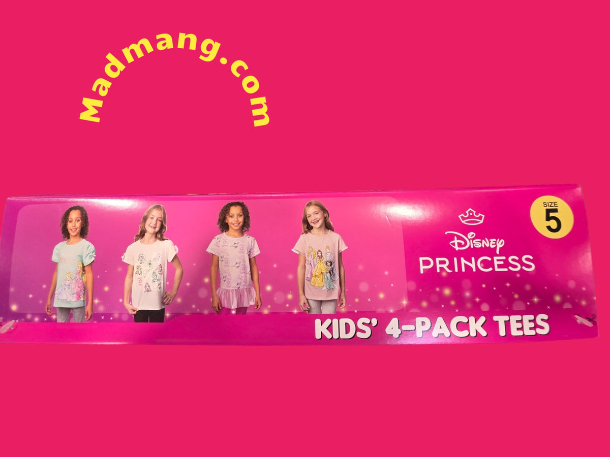 CL-104-Kids 4 pack Princess size 3t-7"Hurry, some sizes may sell out soon grab your T-shirt before it’s too late