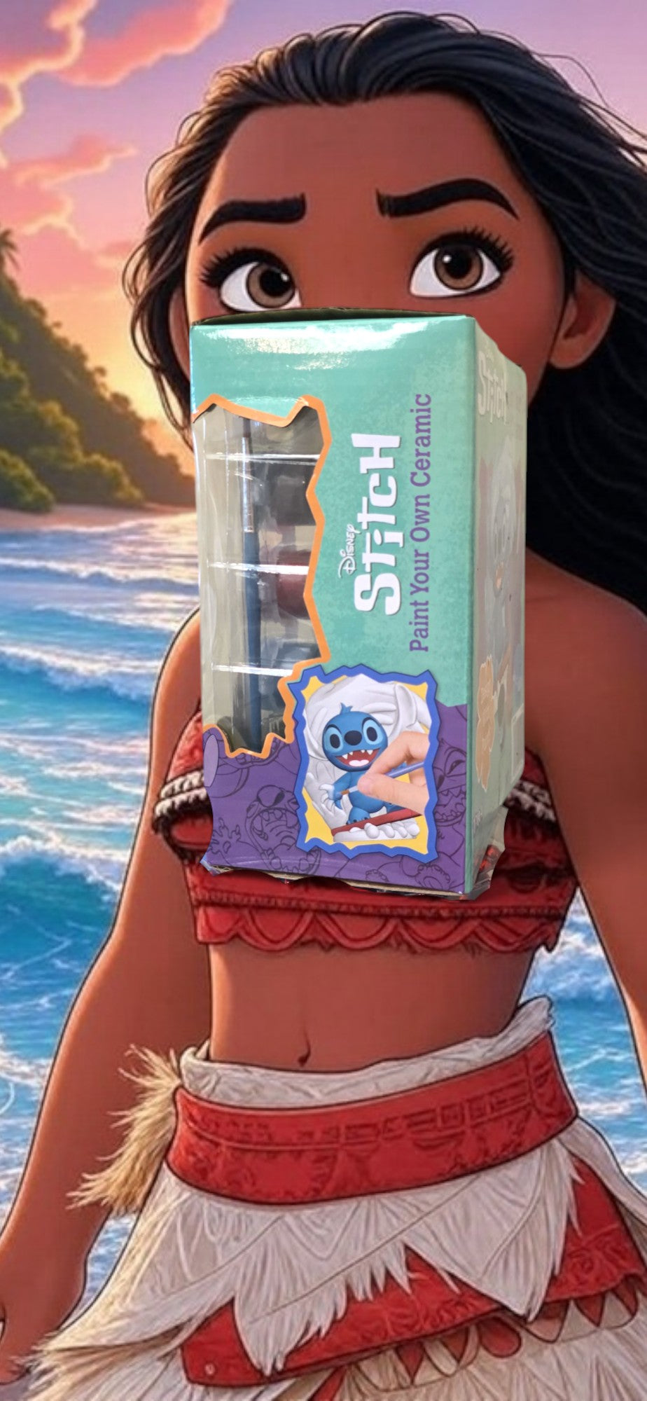 C-109  Disney Stitch Paint Your Own Ceramic kit!