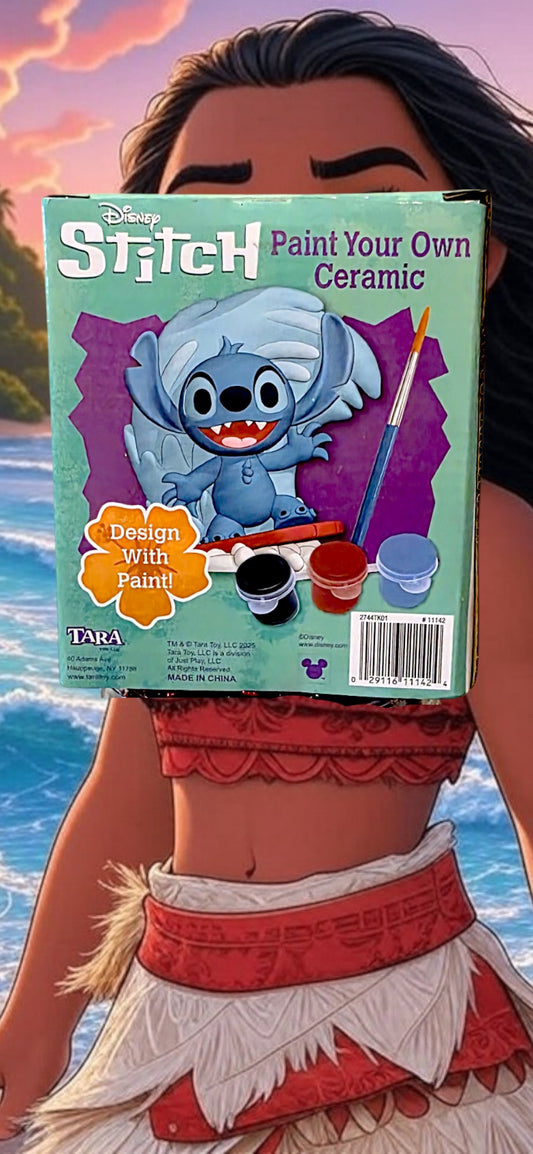 C-109  Disney Stitch Paint Your Own Ceramic kit!