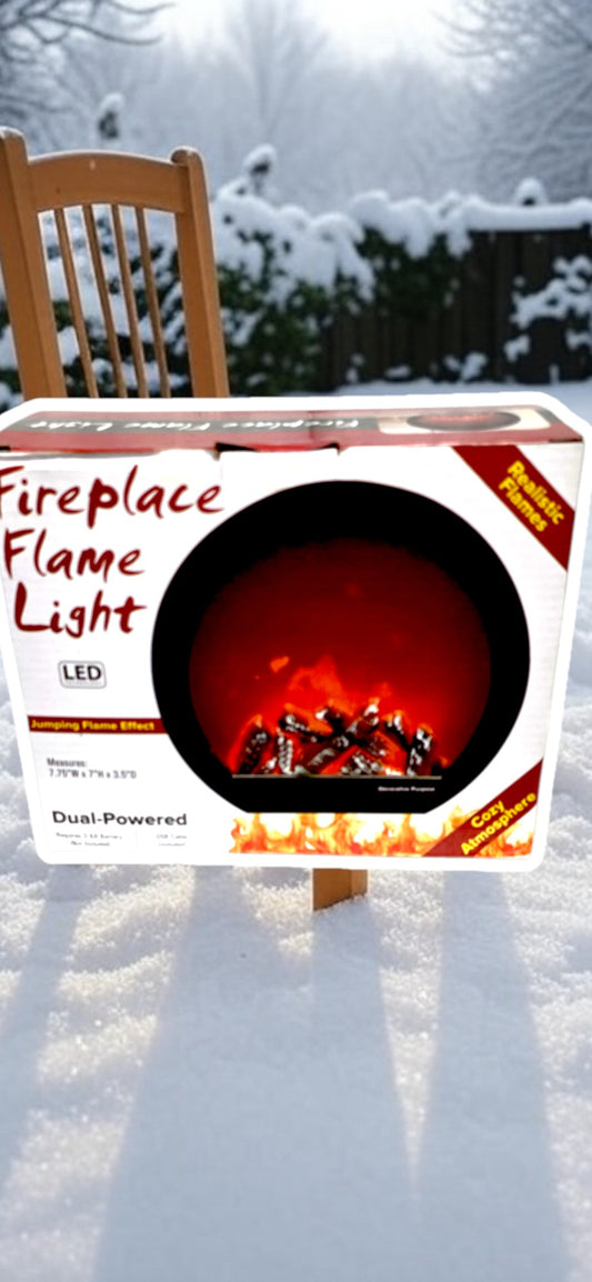 LED Fireplace Flamed Light