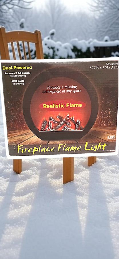 LED Fireplace Flamed Light