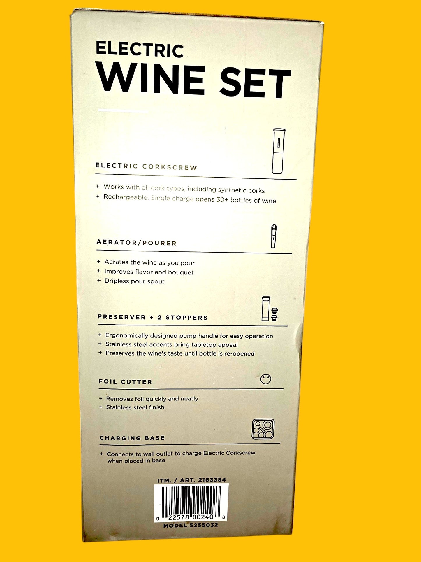 F131-Rabbit Electric Wine Set