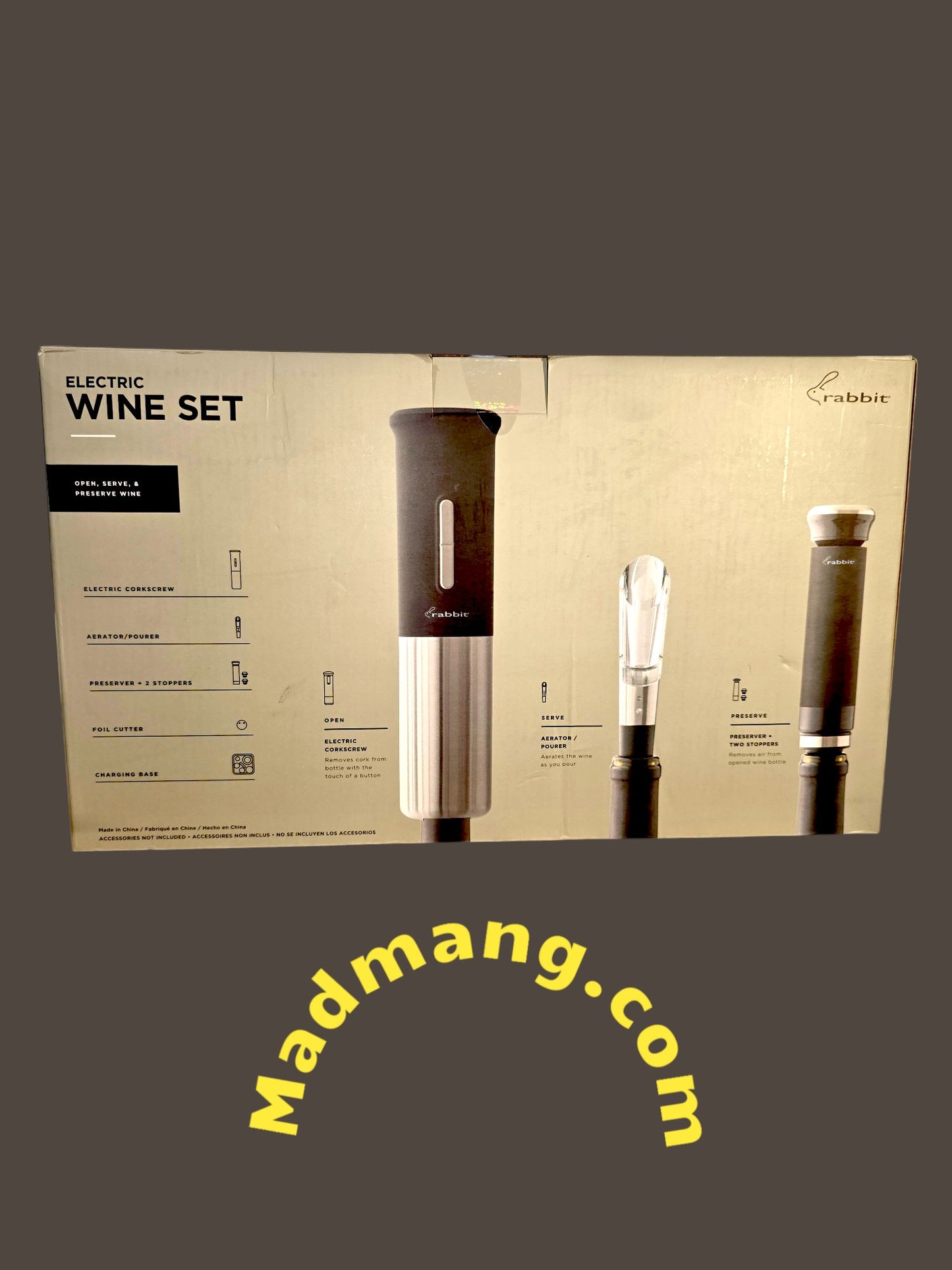 F131-Rabbit Electric Wine Set