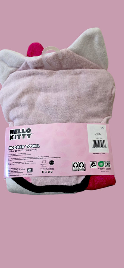 SEAS- 111 Hooded Towel Hello Kitty