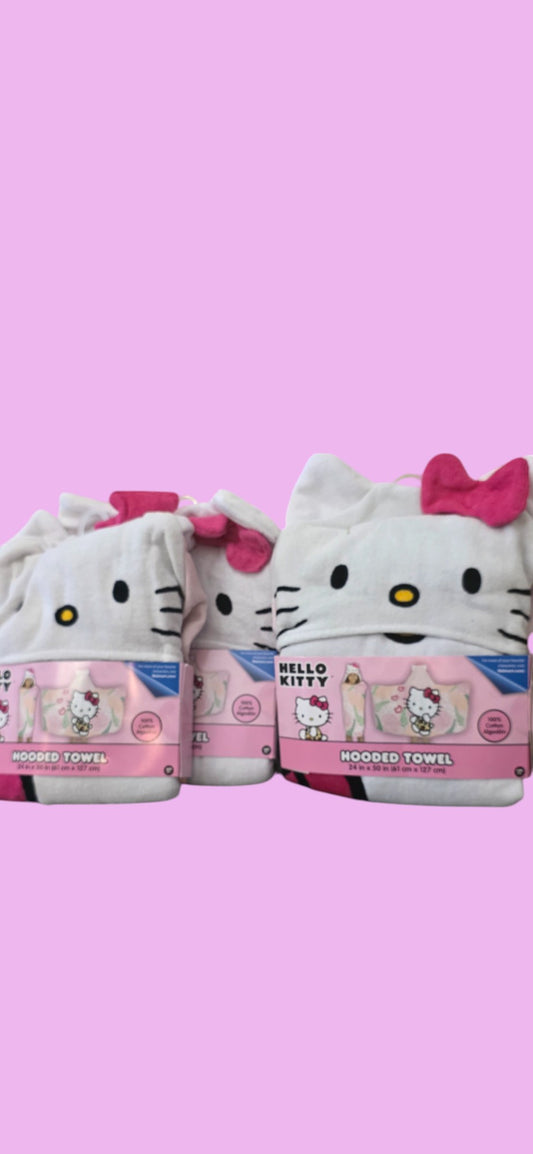 SEAS- 111 Hooded Towel Hello Kitty