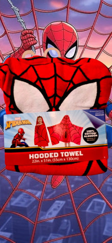 SEAS-109 Hooded Towel SpiderMan
