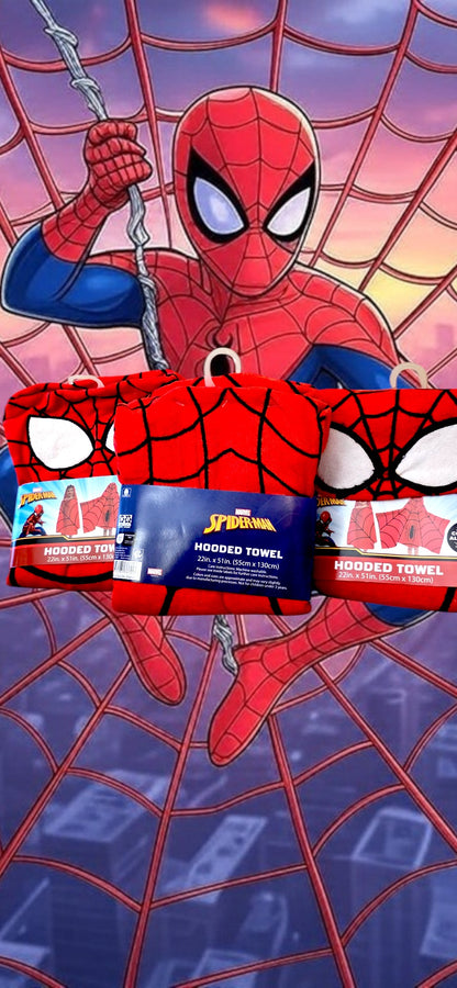 SEAS-109 Hooded Towel SpiderMan