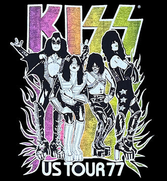 KISS (US TOUR 77 GRADIENT)