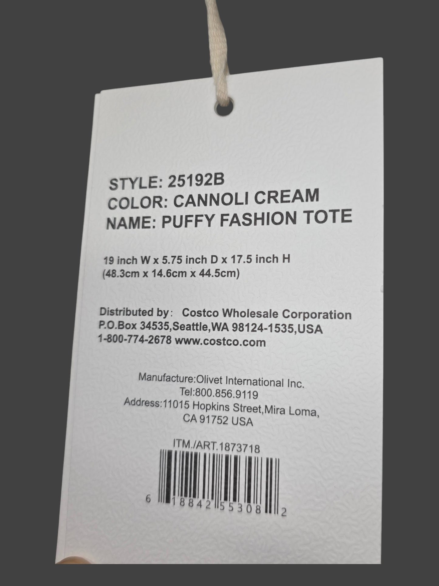 LCL-103BLK-I-Pak Puffy Fashion Tot for Laptop Sleave