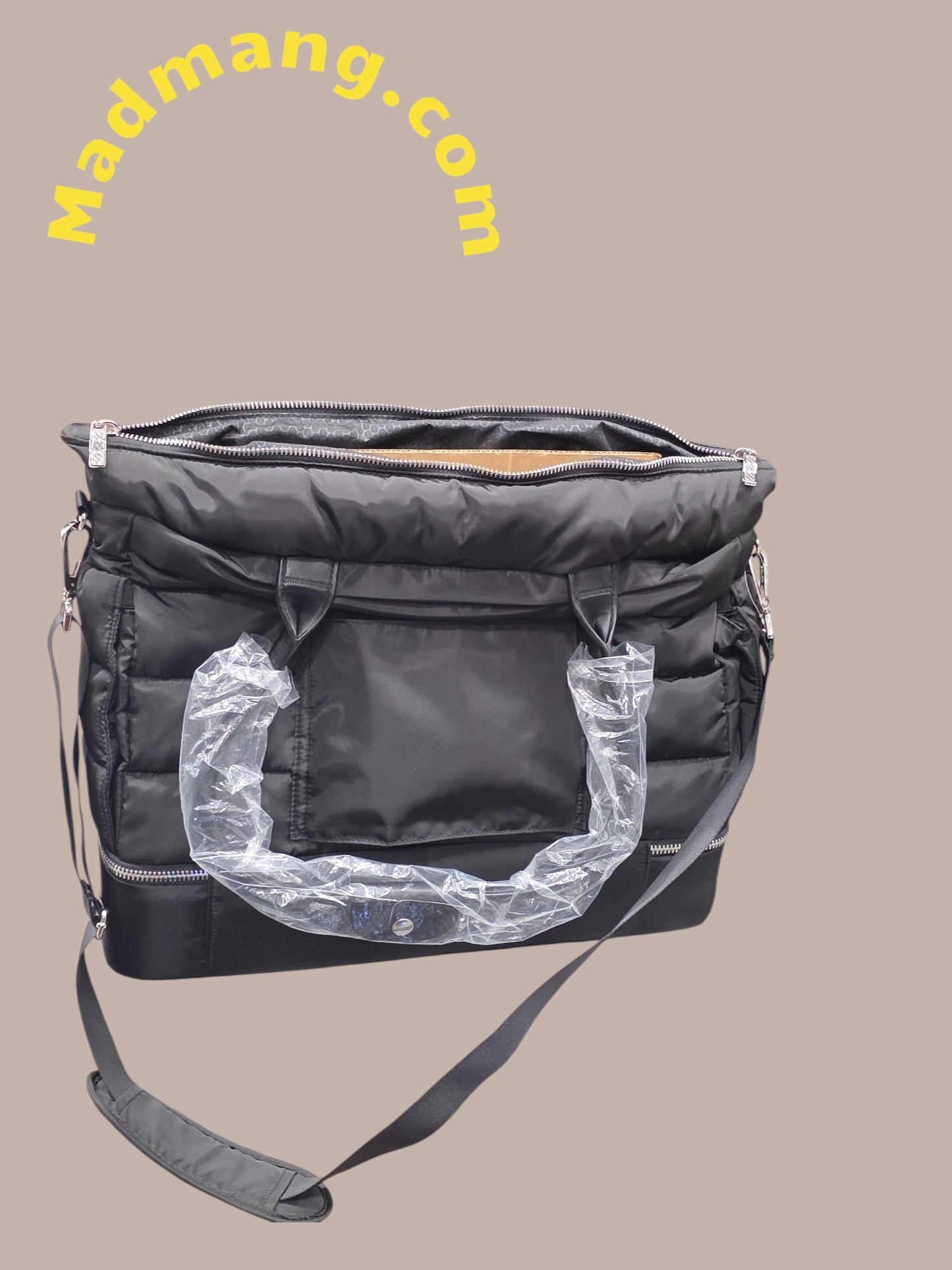 LCL-103BLK-I-Pak Puffy Fashion Tot for Laptop Sleave
