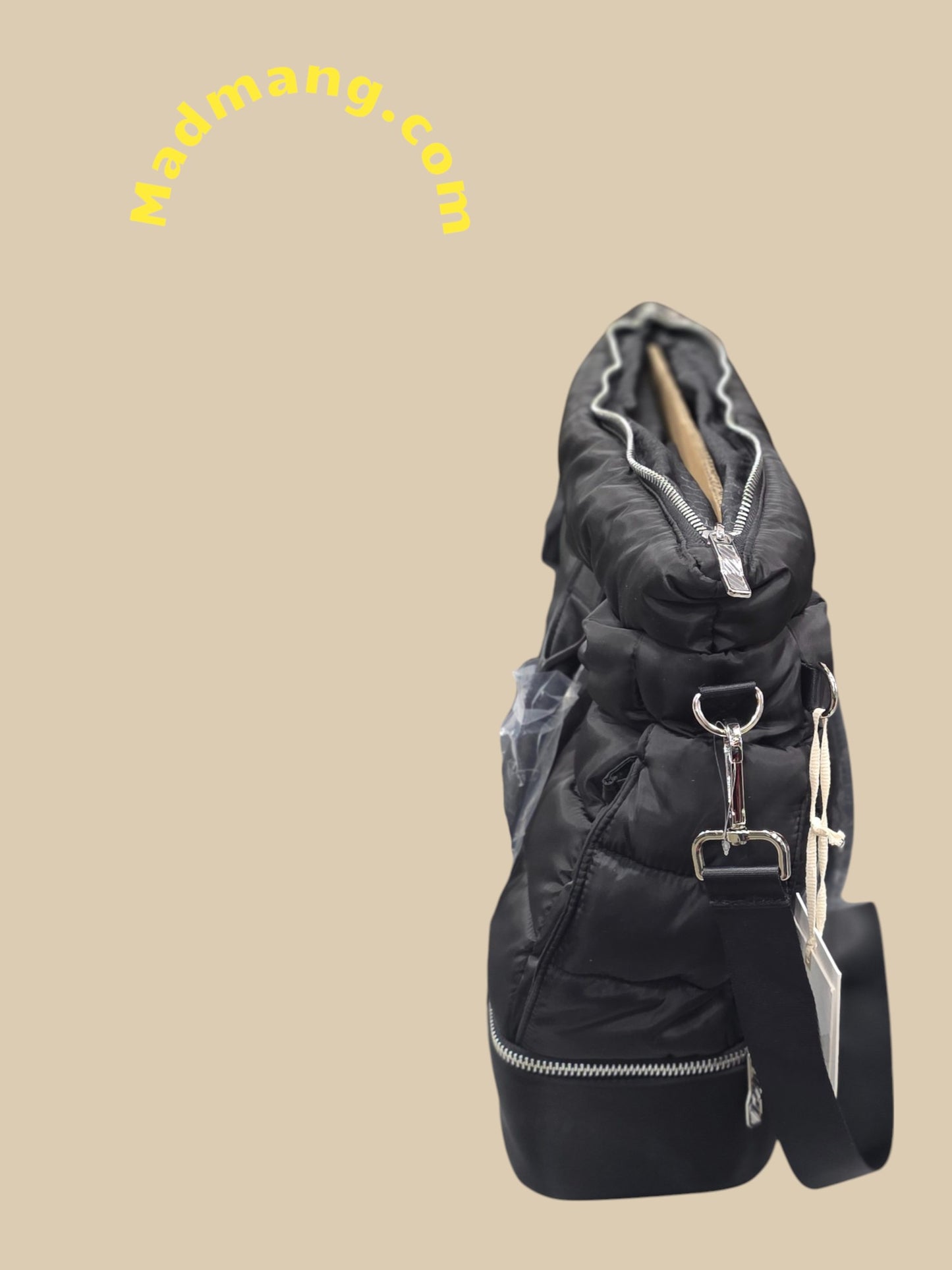 LCL-103BLK-I-Pak Puffy Fashion Tot for Laptop Sleave