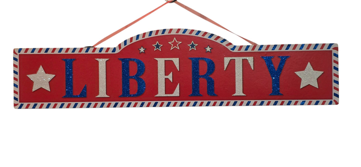Patriotic Hanging Wall Decoration "Liberty"