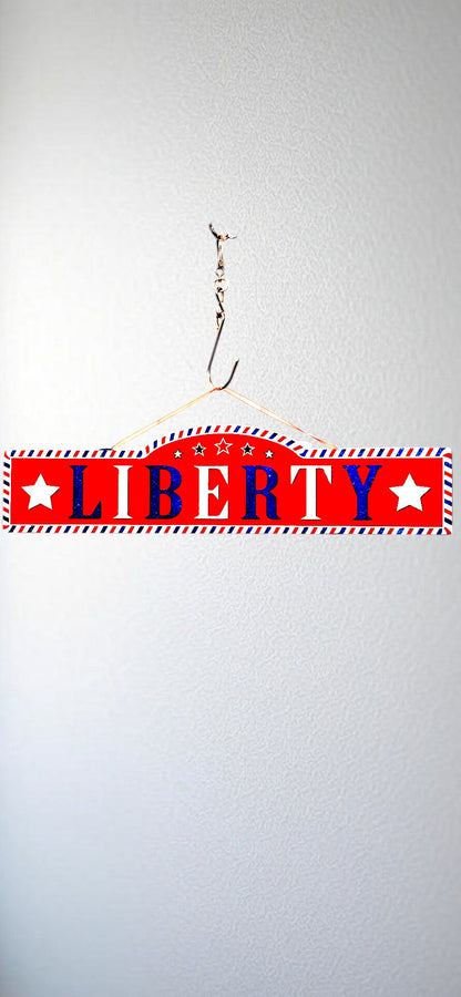 Patriotic Hanging Wall Decoration "Liberty"