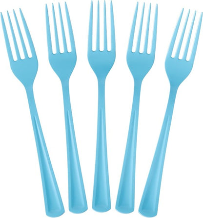 X Light Blue Colored Bundles each one is for 8 people
