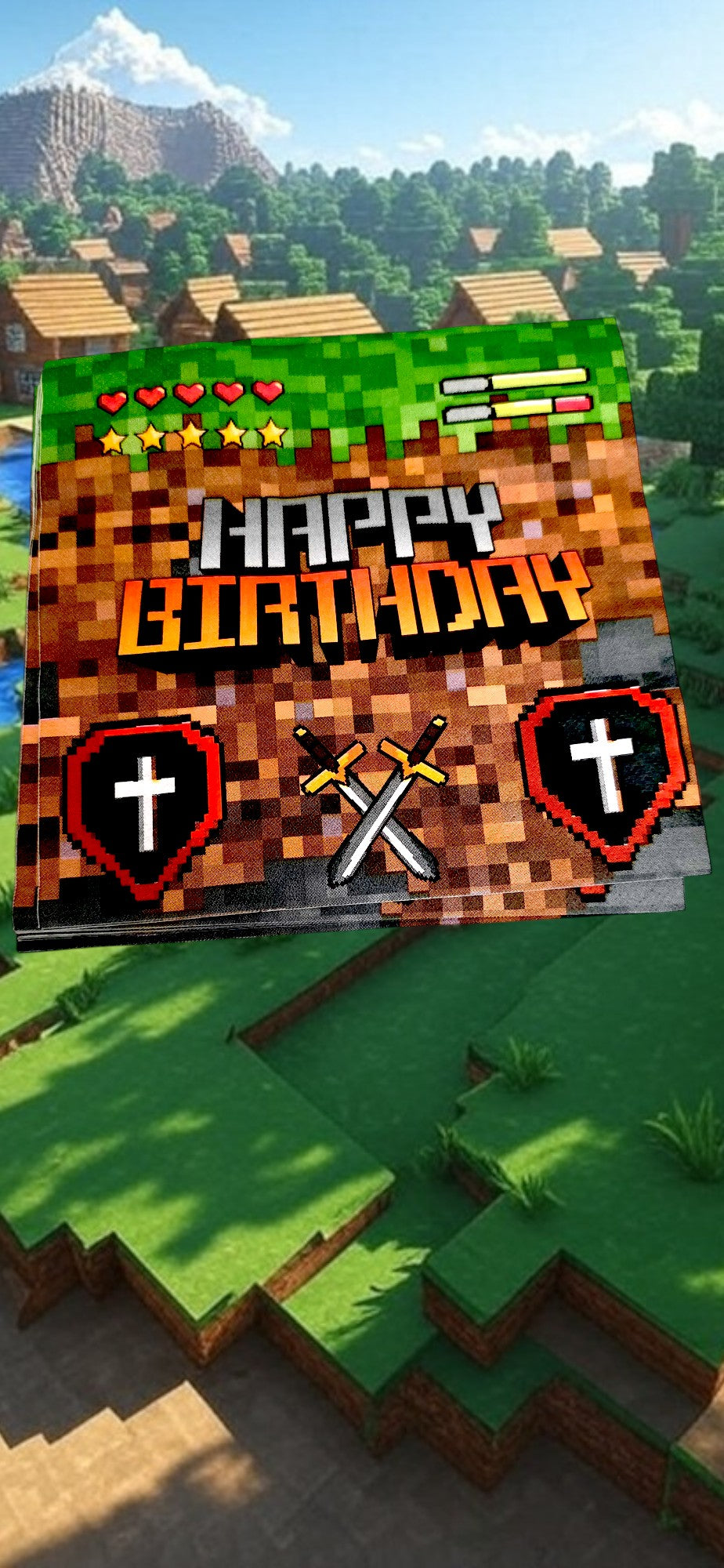 X Minecraft 1 Bundles each one is for 8 people