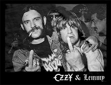 OZZY AND LEMMY (FINGER LOGO)