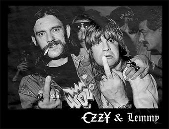 OZZY AND LEMMY (FINGER LOGO)