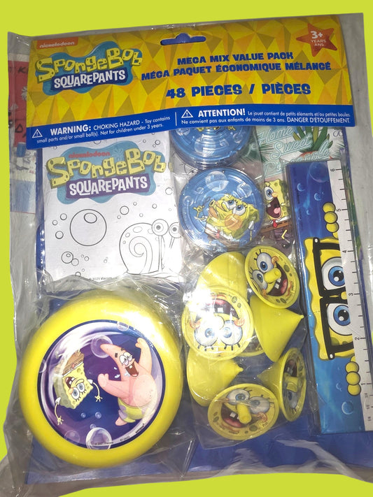 PF-103- The SpongeBob SquarePants Mega Mix Value Pack (48 pieces)
