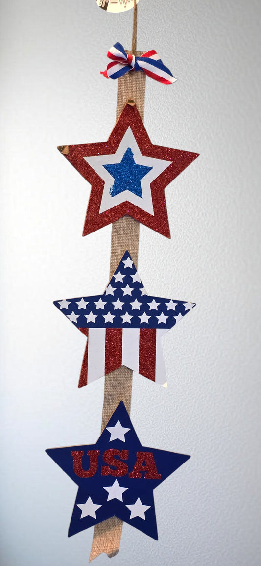 Patriotic Hanging, Wall, Stars