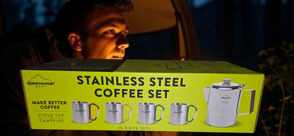 Stainless Stell Coffee Set "Great for Camping"