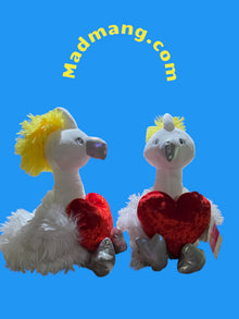 T-102  White Snuggle bird