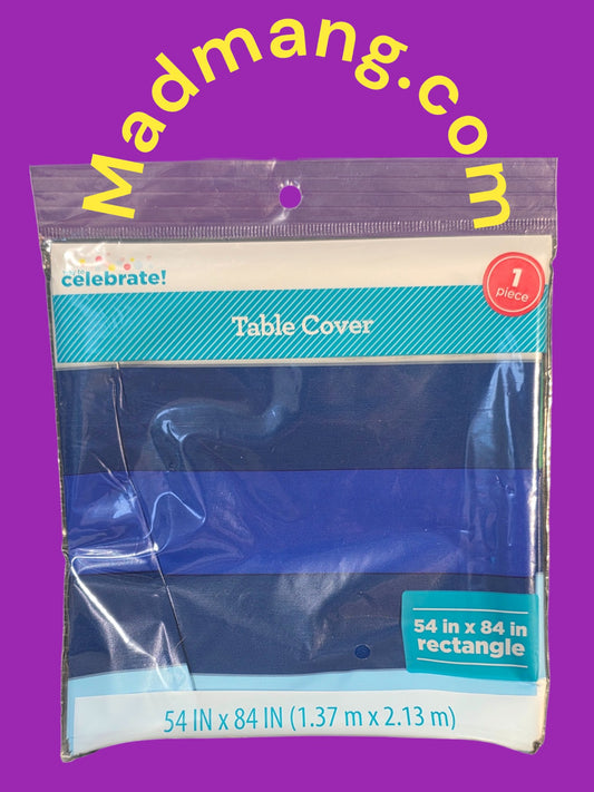 TABLE COVER BLUE 54 84 PK 1